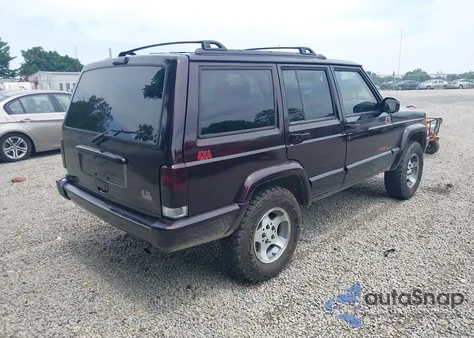 2000 Jeep Cherokee Sport из США, поврежденный, VIN 1J4FF48S7YL235120